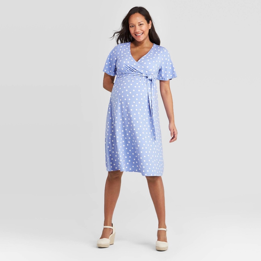 Maternity Polka Dot Dress